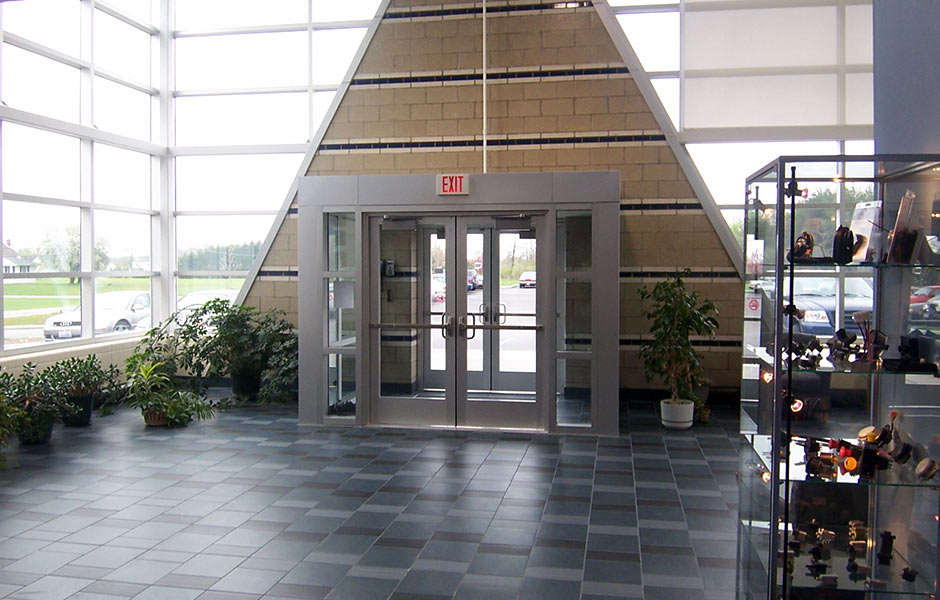Industrial Manufacturing - Delta Systems Lobby - Panzica Construction