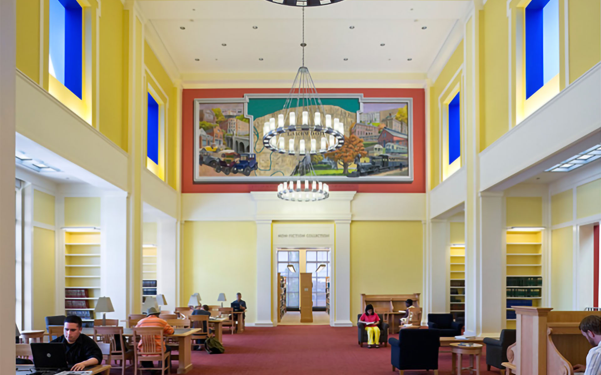 Lakewood Public Library Renovation study area