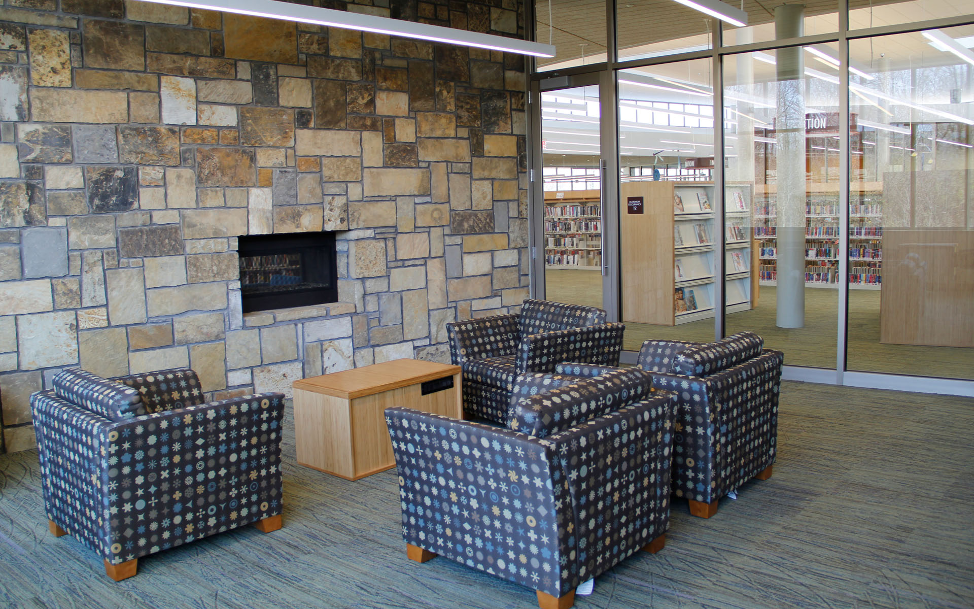 Mayfield Public Library lobby